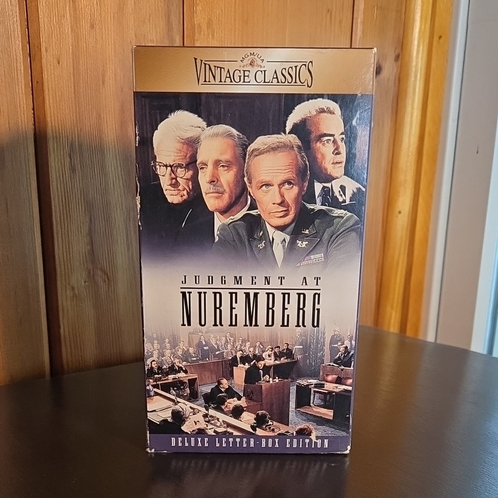 Judgment At Nuremberg MGM/UA Vtg. Classics VHS Deluxe Letter-Box Ed.